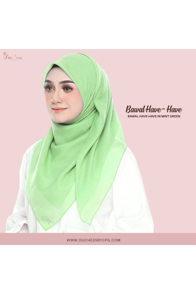BAWAL HAVE2 - MINT GREEN BAWAL HAVE2 - MINT GREEN
